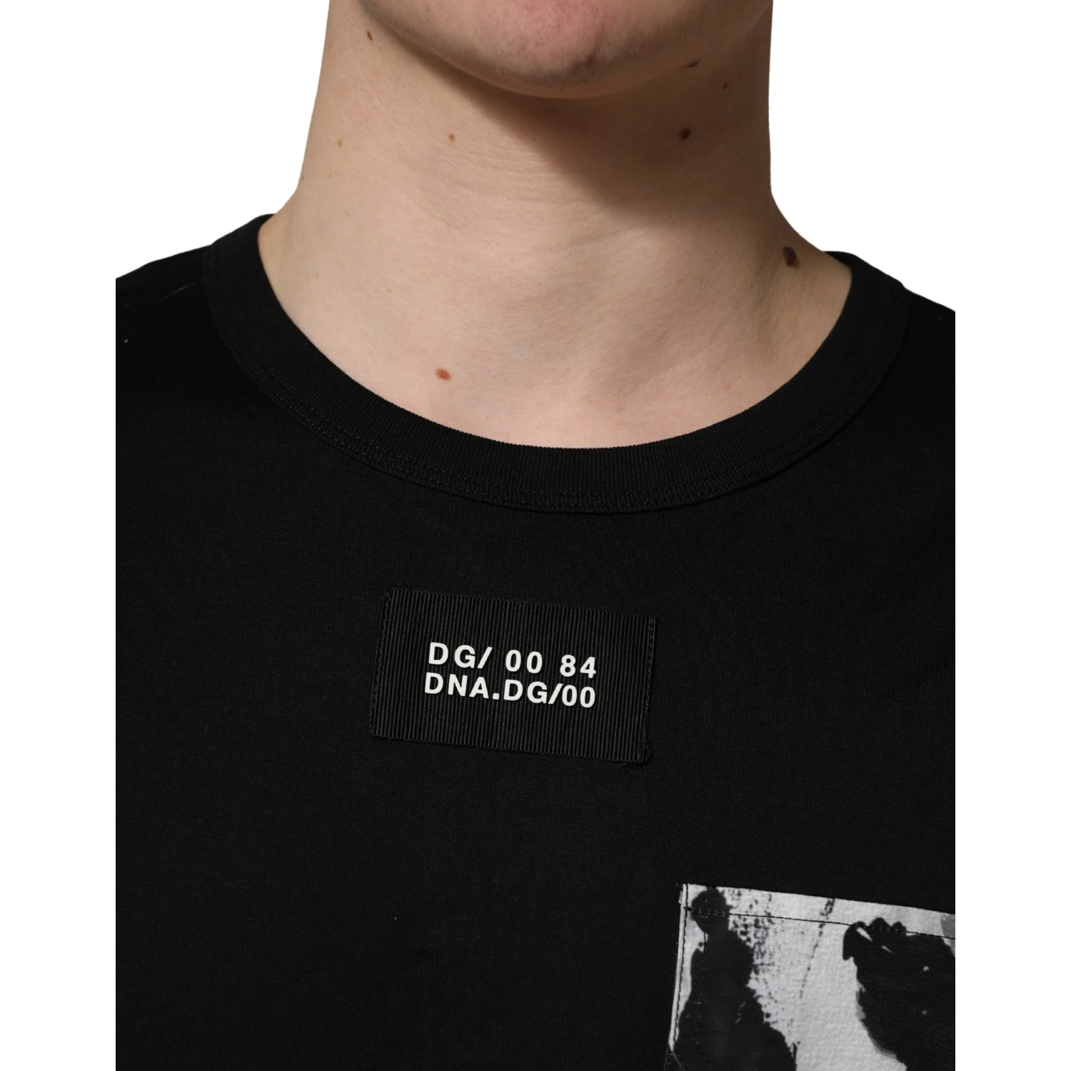 Black Camouflage Pocket Oversized T-shirt