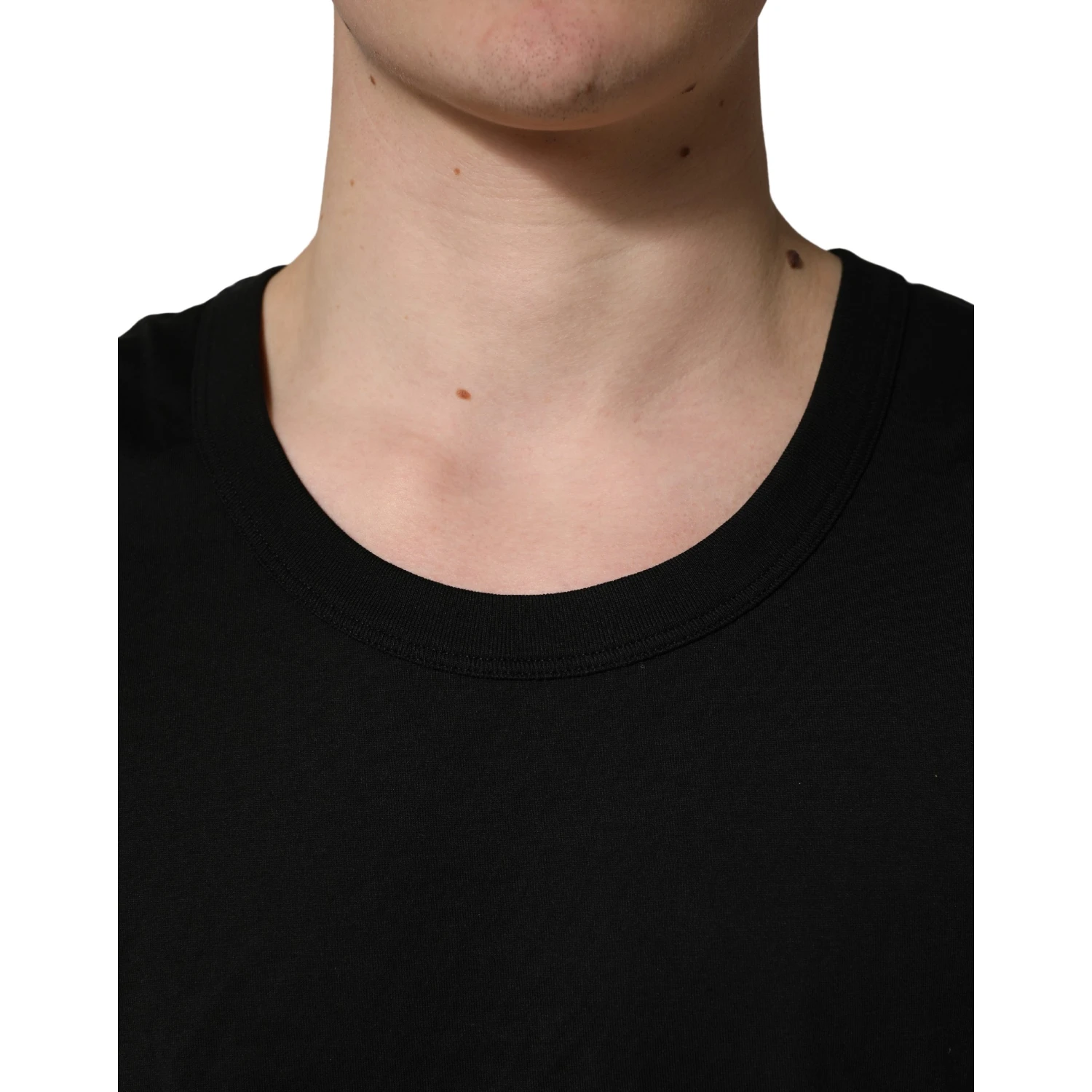 Black Cotton Sleeveless Men Tank Top T-shirt