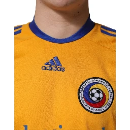 Yellow Polyester Balenciagoal CrewNeck Jersey T-shirt