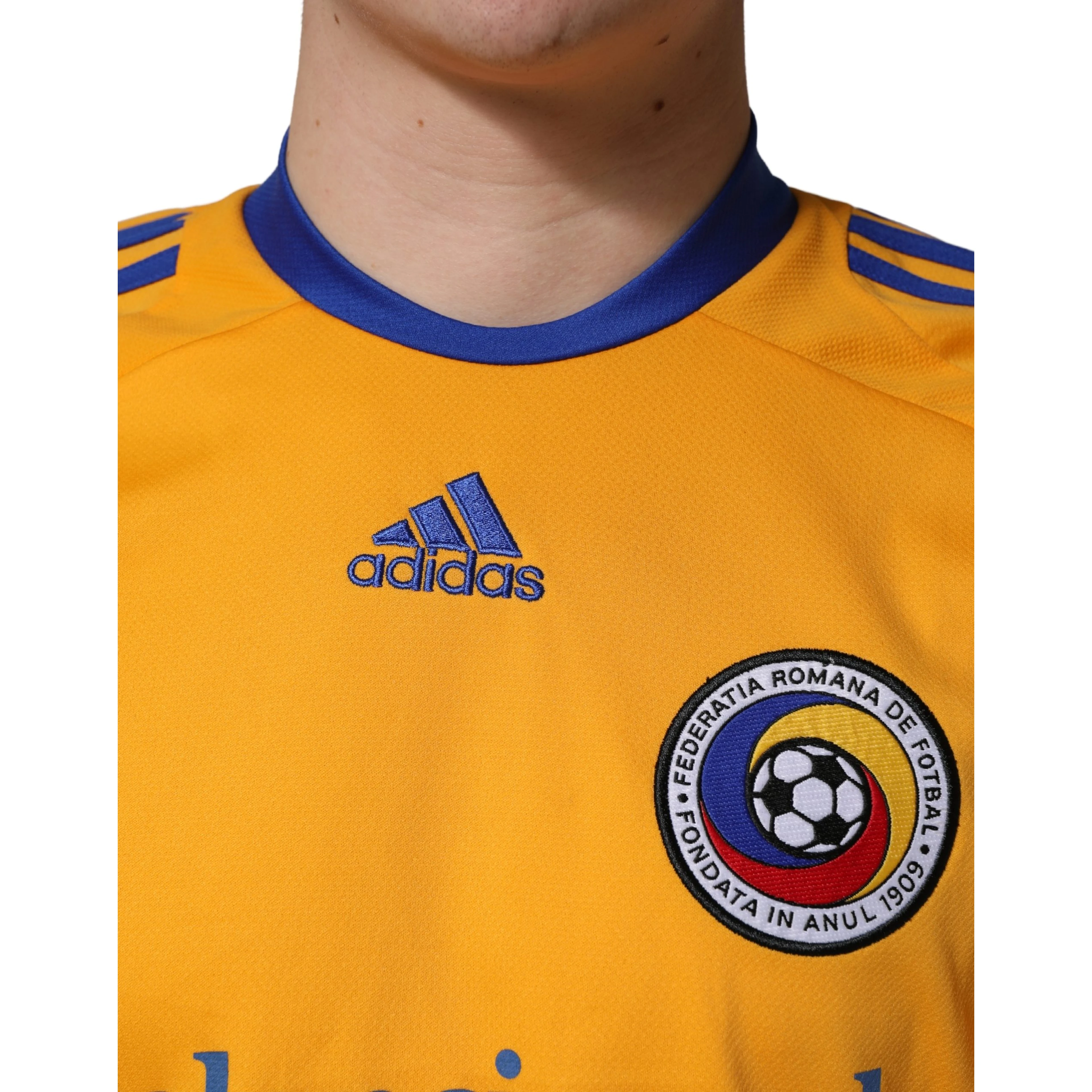 Yellow Polyester Balenciagoal CrewNeck Jersey T-shirt
