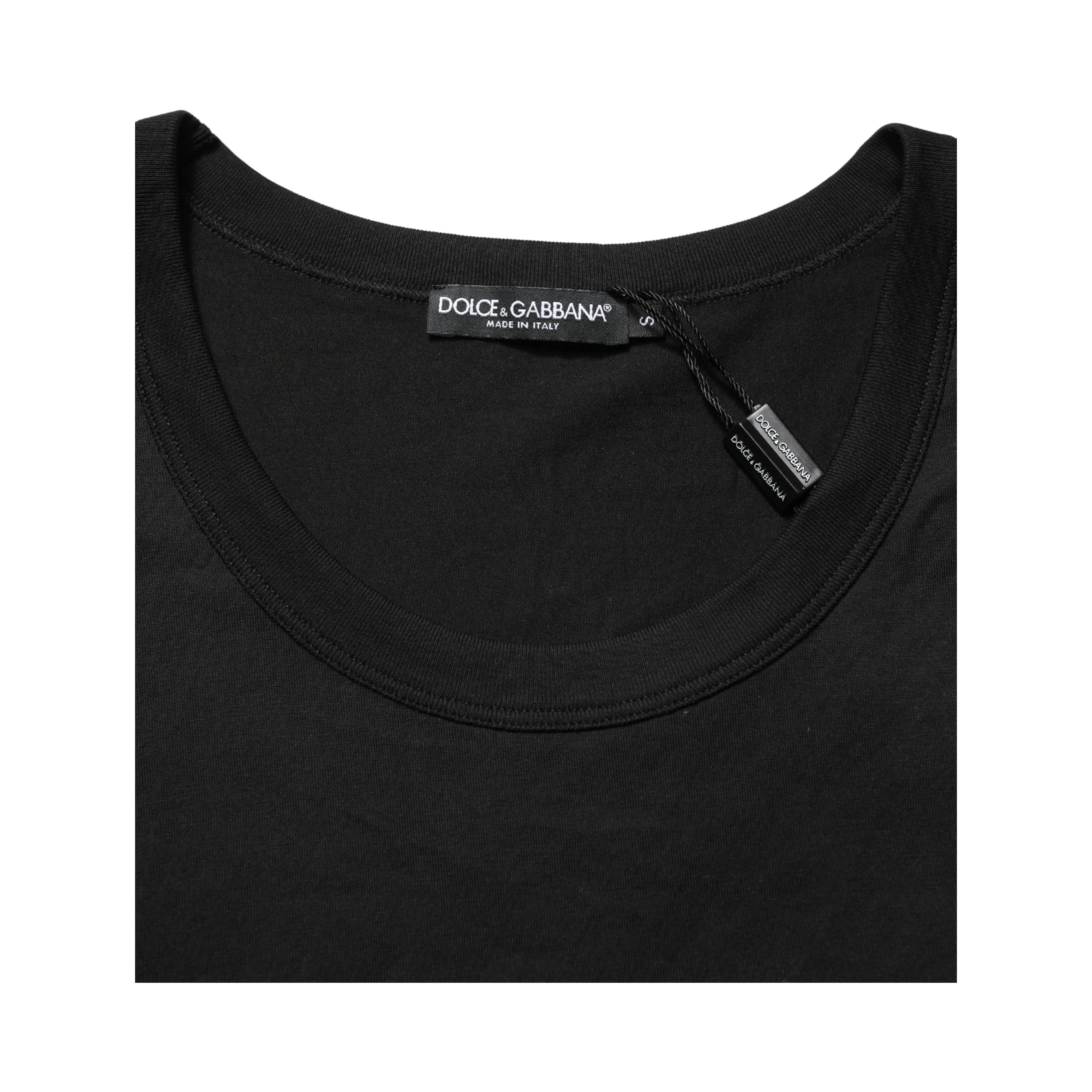 Black Cotton Sleeveless Men Tank Top T-shirt