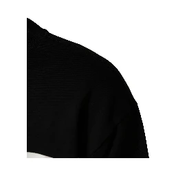 Black Logo Milano Cotton Sweatshirt Sweater