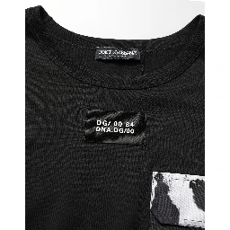 Black Camouflage Pocket Oversized T-shirt