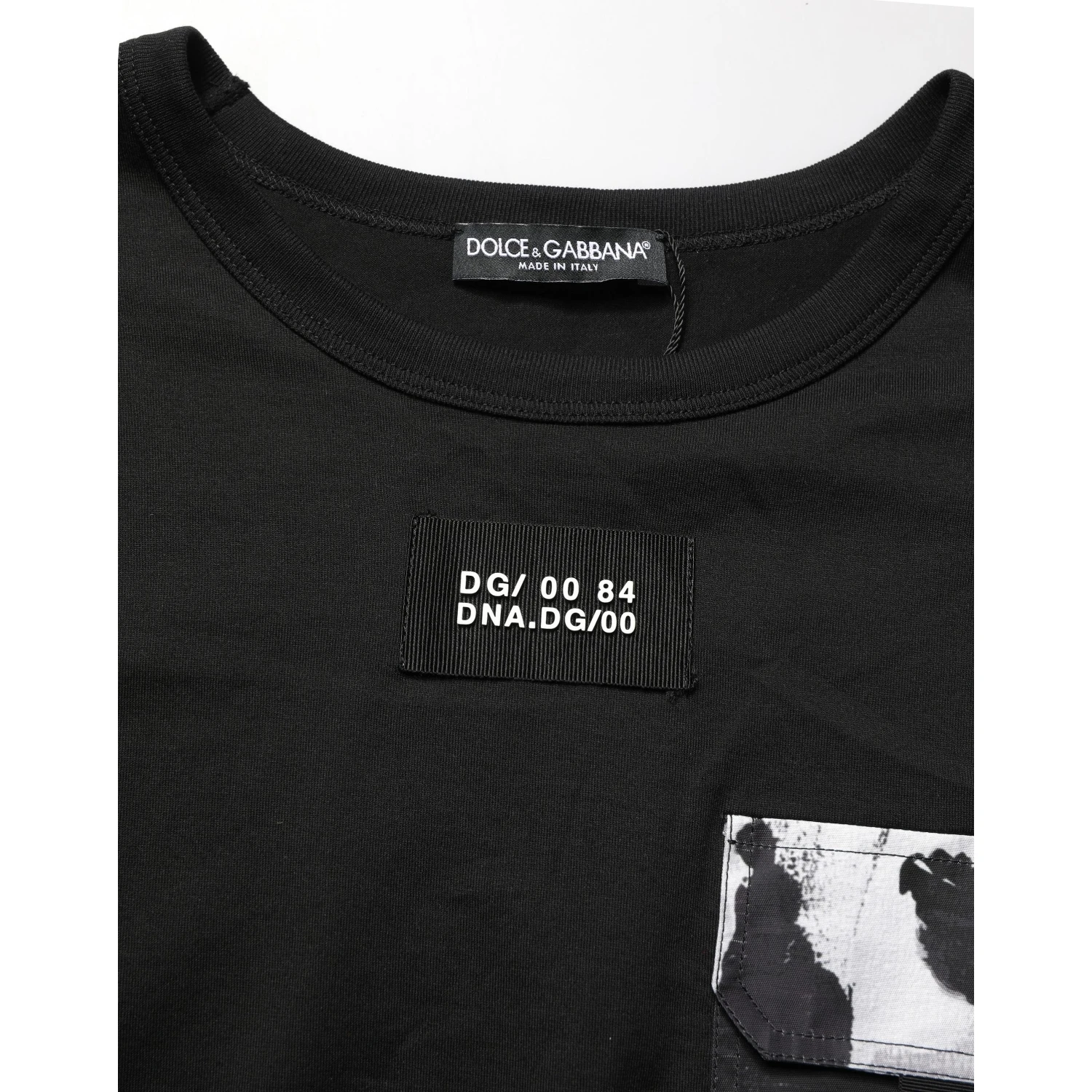 Black Camouflage Pocket Oversized T-shirt