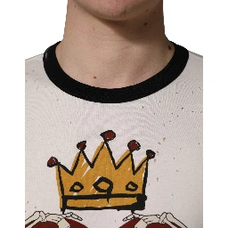 White King Of Love Print Cotton Men Jersey T-shirt