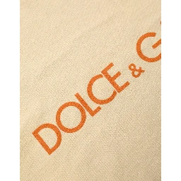 Yellow Logo Print Cotton Crew Neck T-shirt