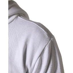 White Sacred Heart Hooded Sweatshirt Sweater