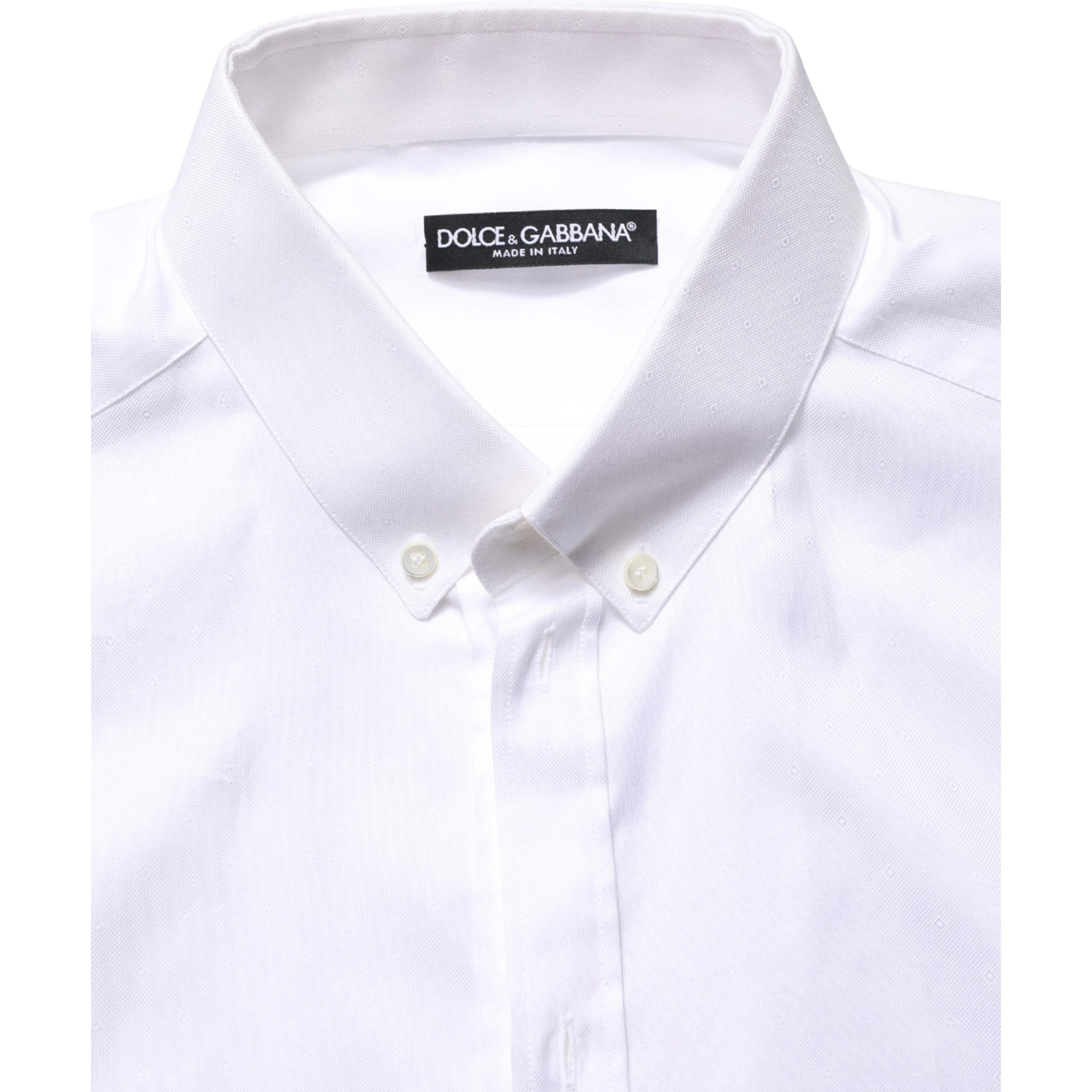 White Cotton Short Sleeves Button Down Shirt