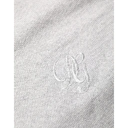 Gray Long Sleeves Crew Neck Pullover Sweater