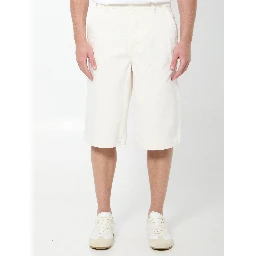 Loose twill Bermuda shorts