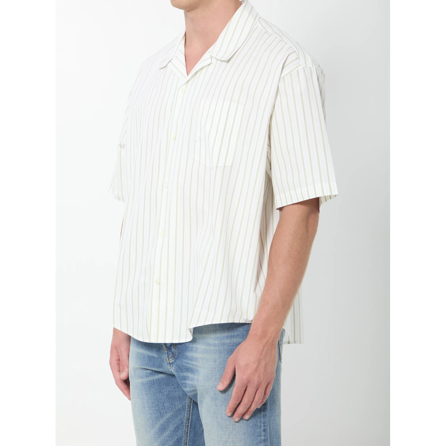 Striped boxy shirt