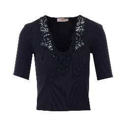 Twin-set T-shirts and Polos Black