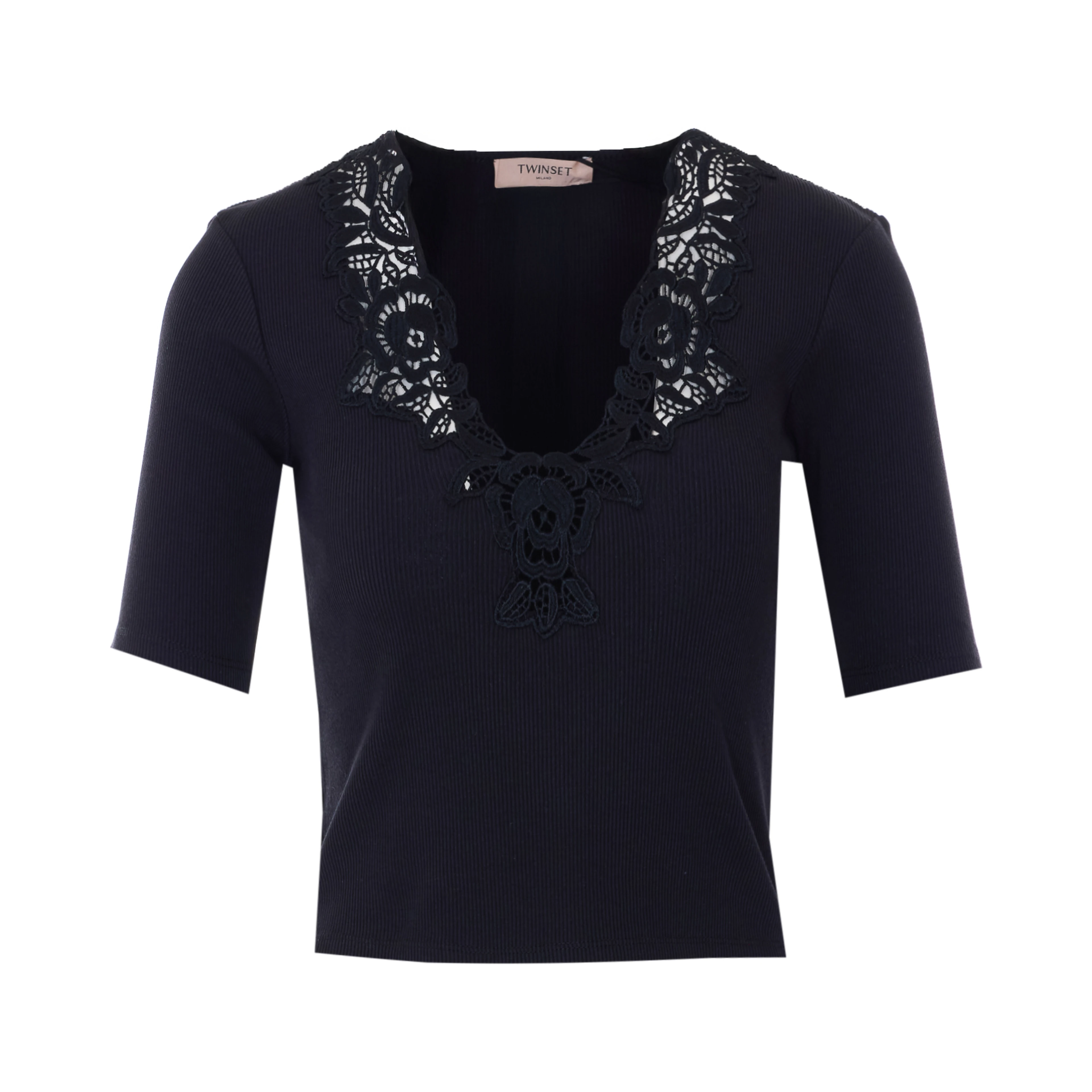 Twin-set T-shirts and Polos Black