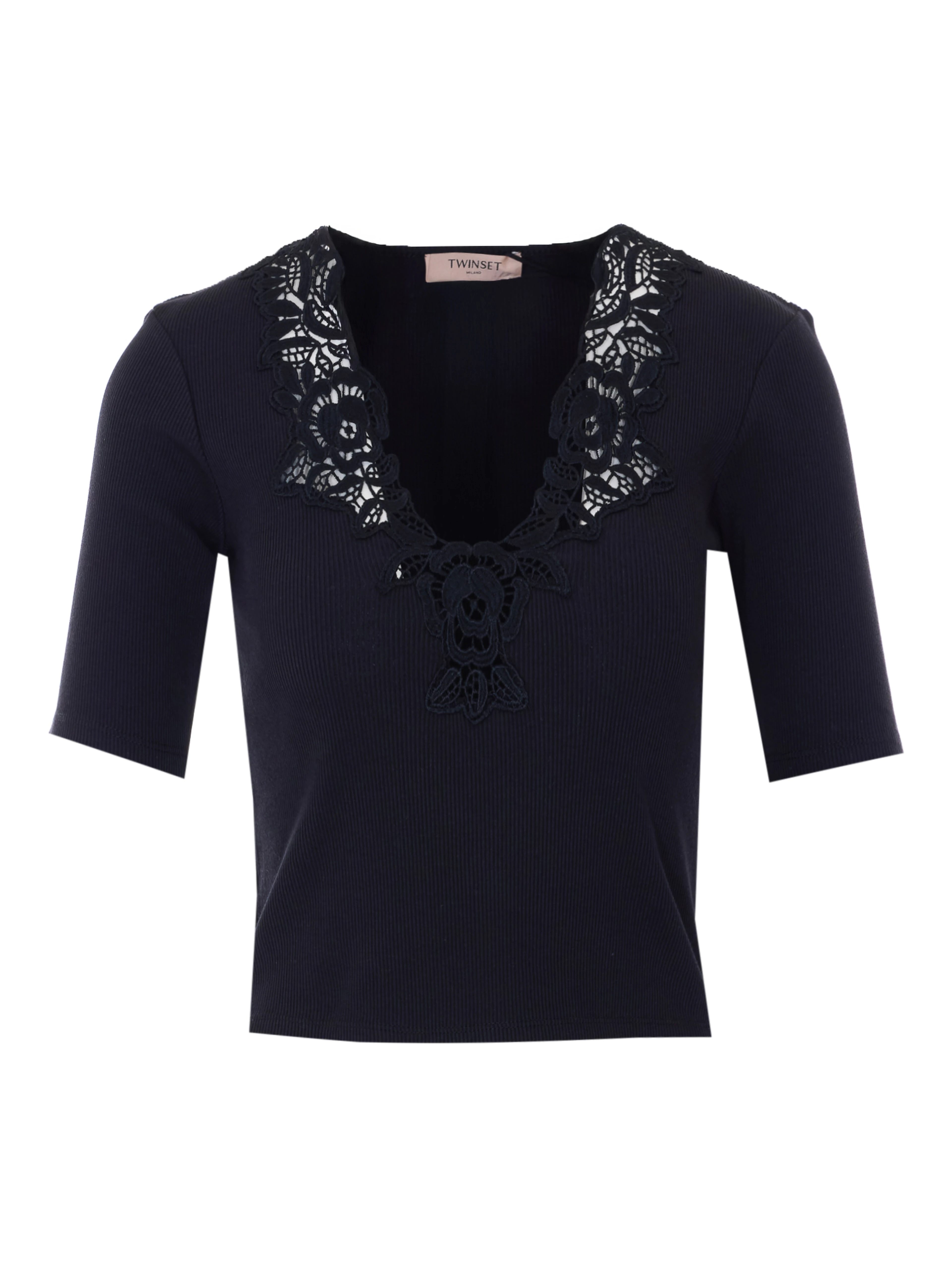 Twin-set T-shirts and Polos Black
