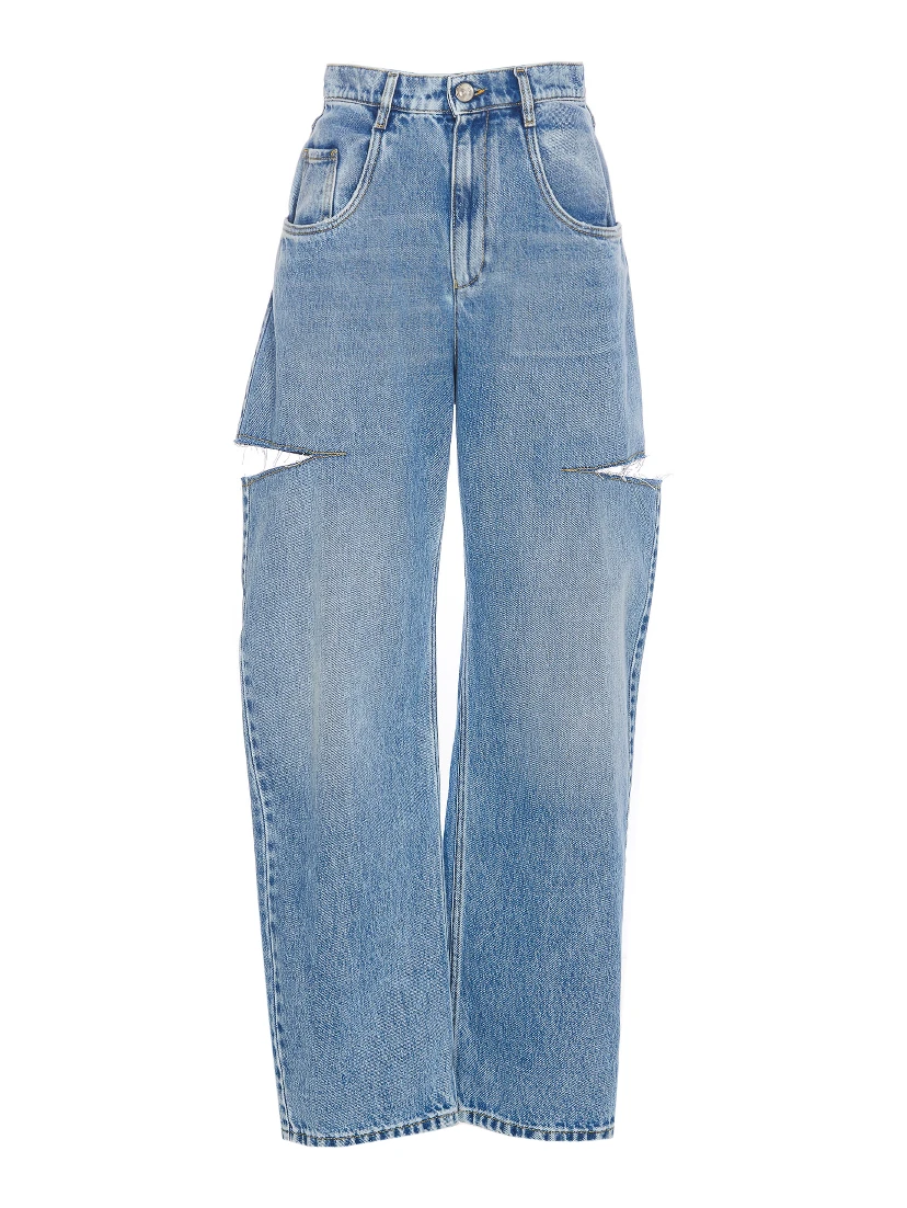Maison Margiela Trousers Blue