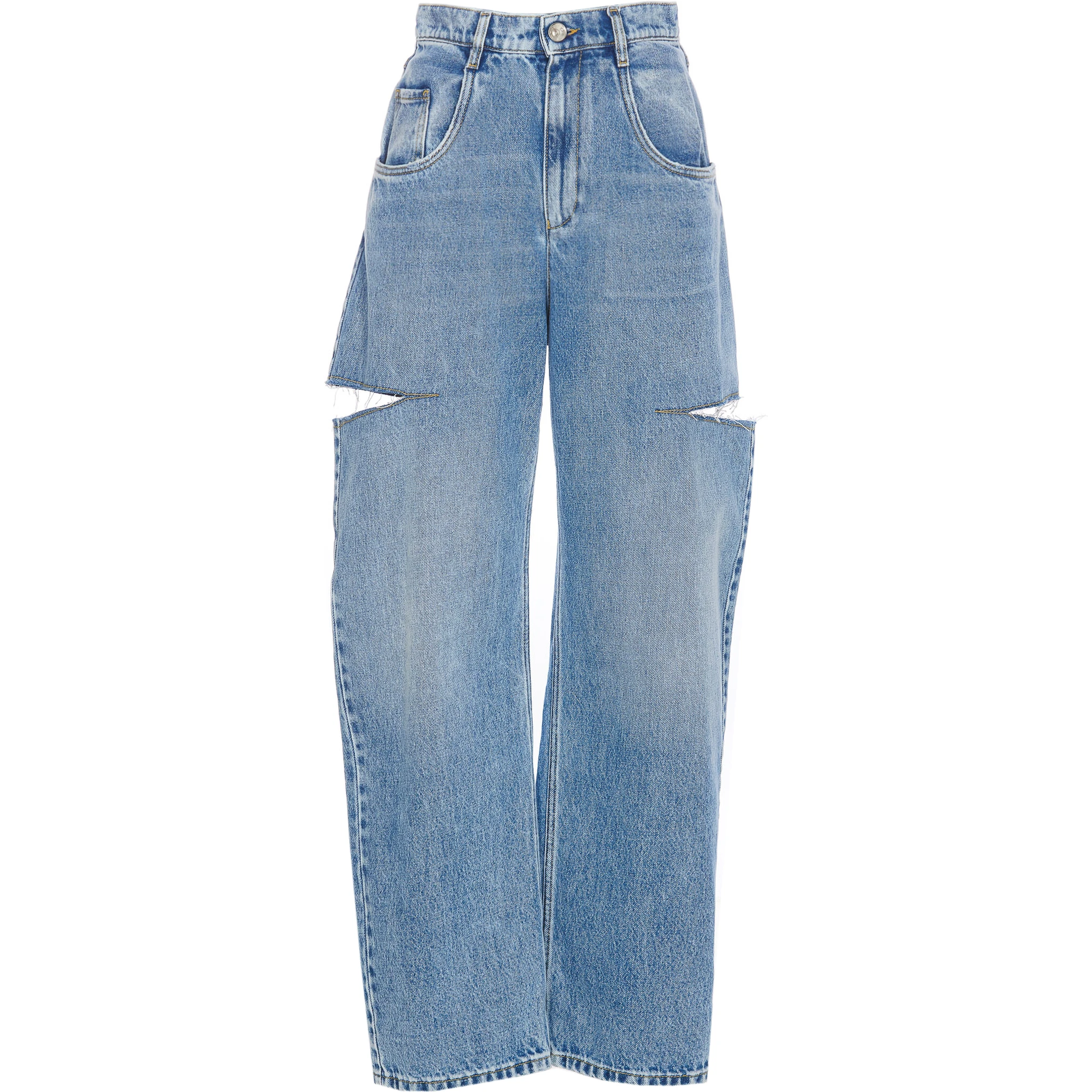 Maison Margiela Trousers Blue