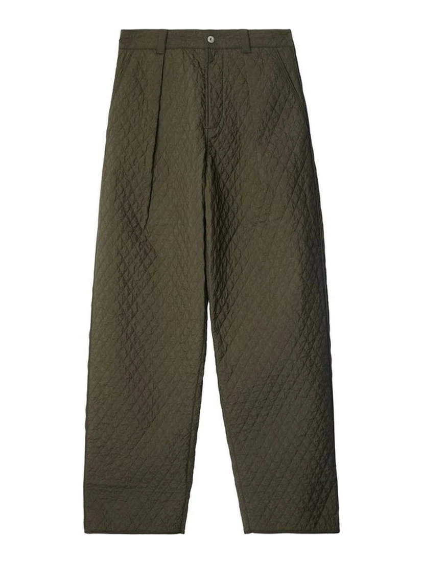 Bicolor Polyamide Casual Pants