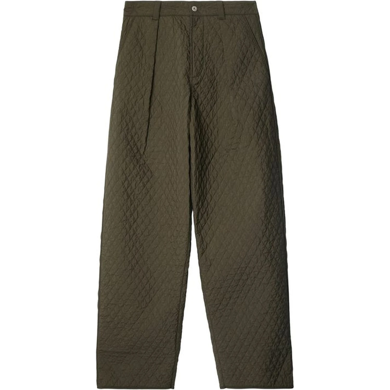 Bicolor Polyamide Casual Pants