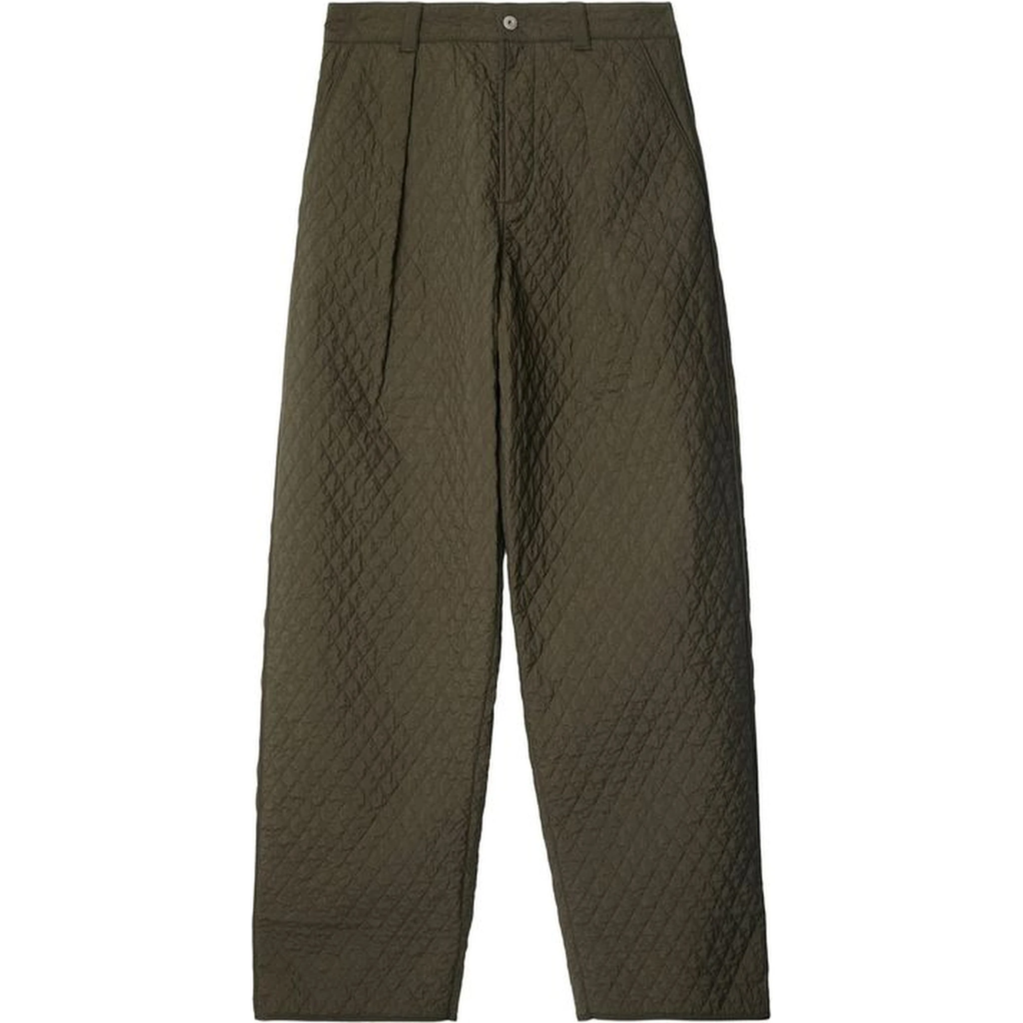Bicolor Polyamide Casual Pants