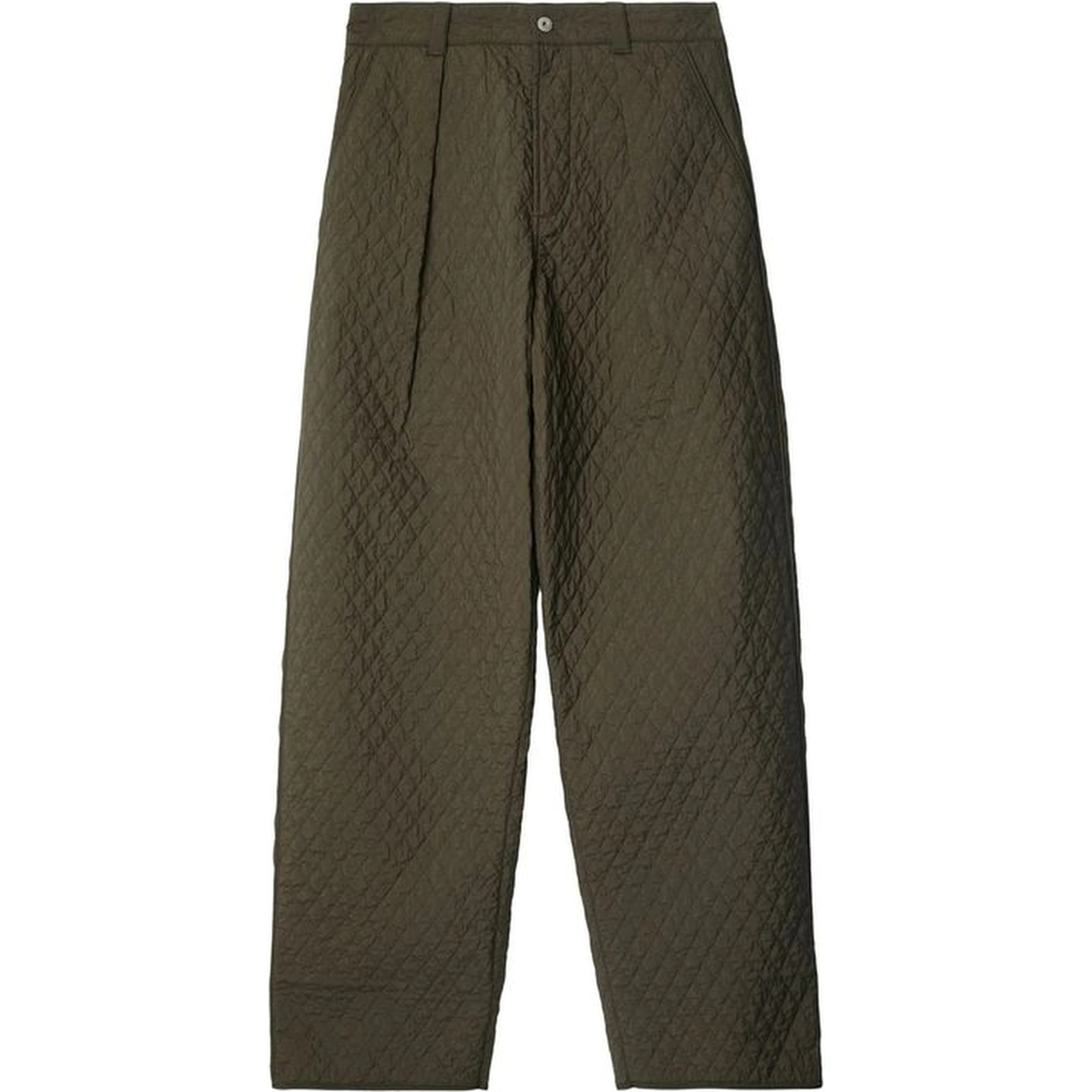 Bicolor Polyamide Casual Pants