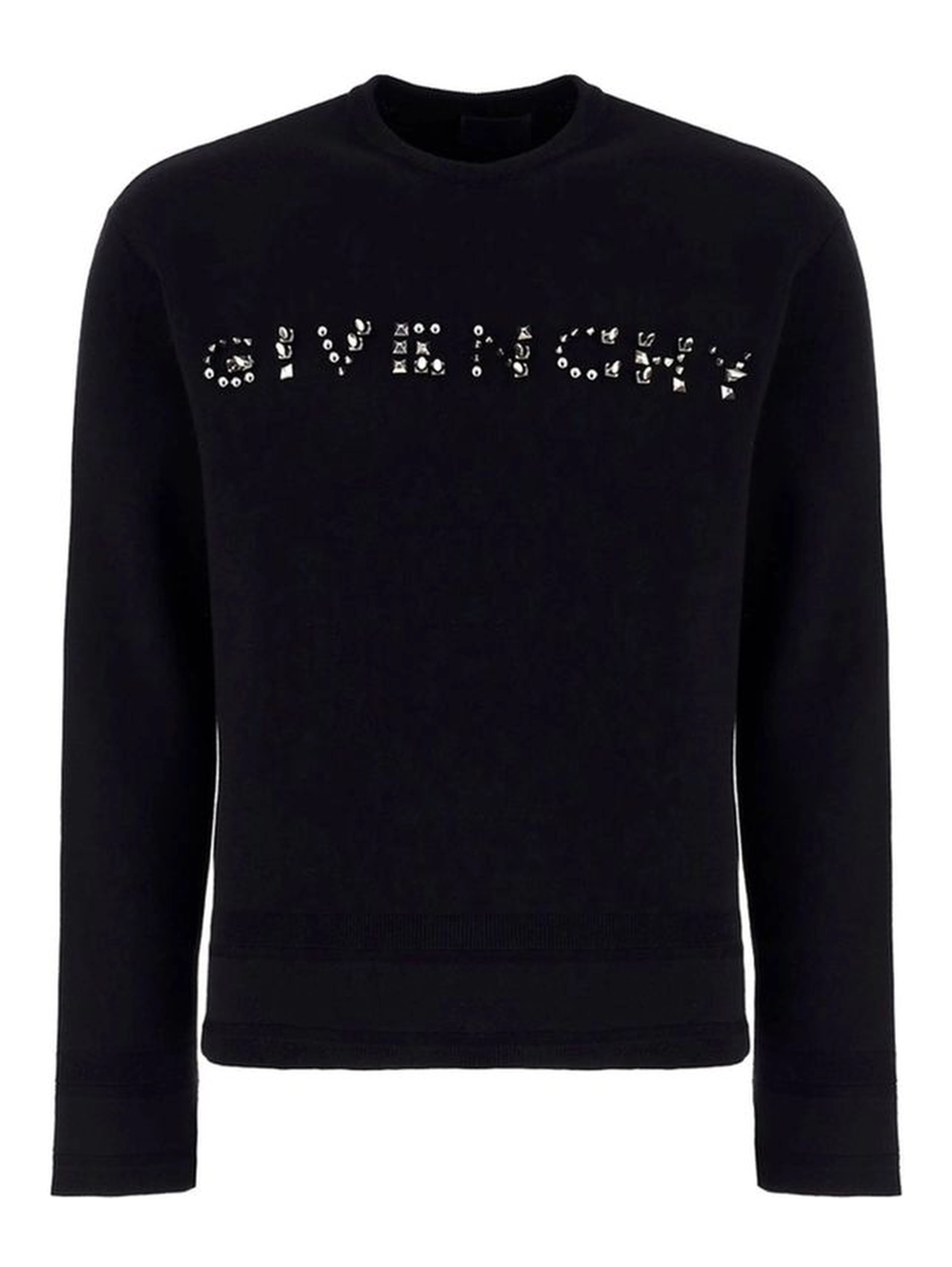Black Cotton Sweatshirt