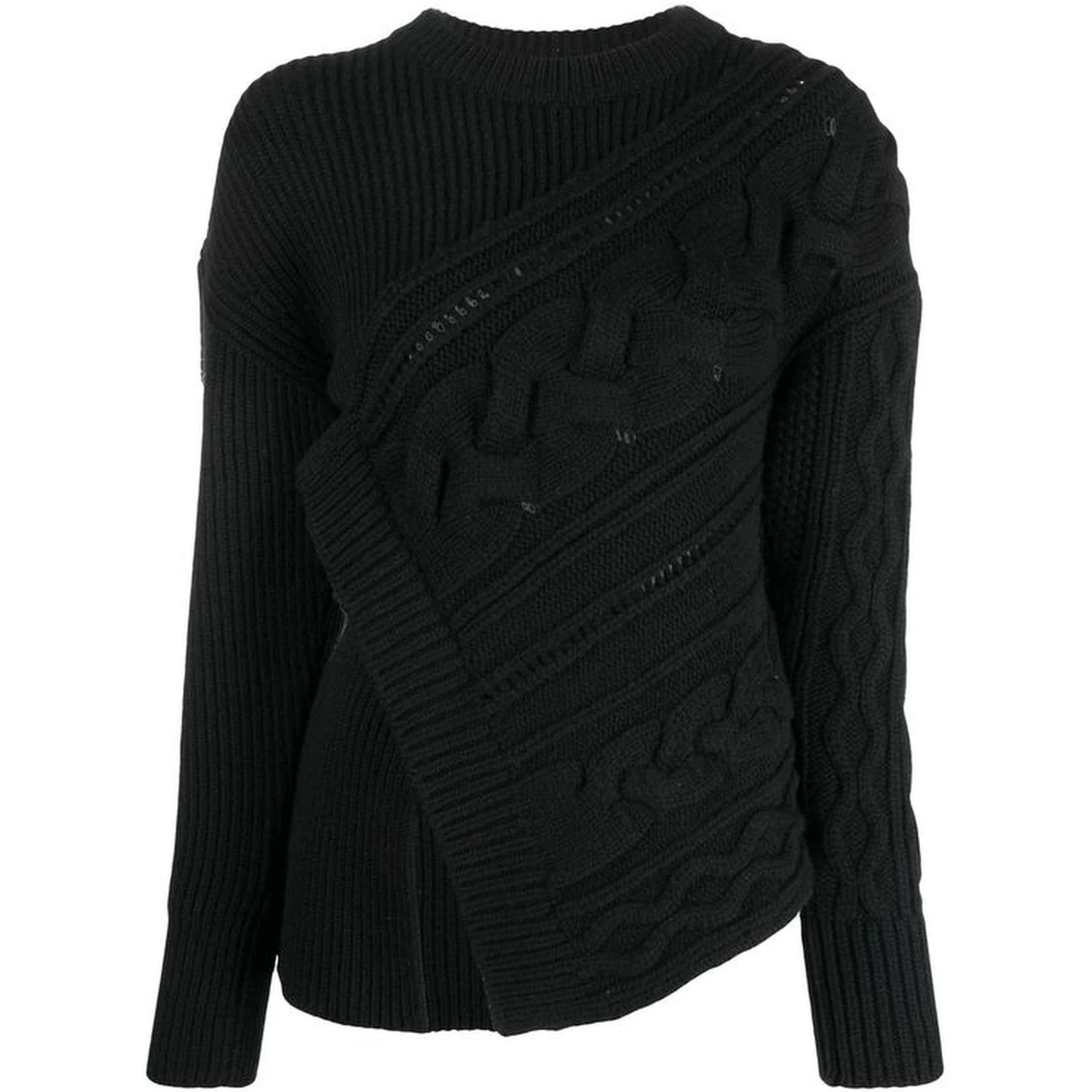 Black Wool Sweatshirt