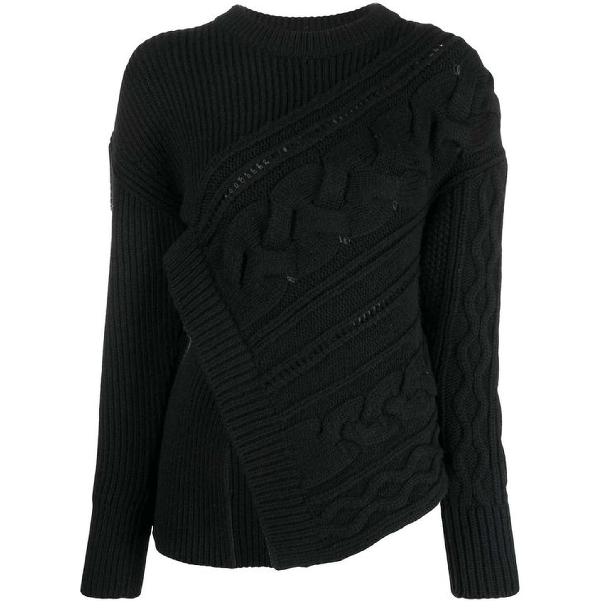 Black Wool Sweatshirt