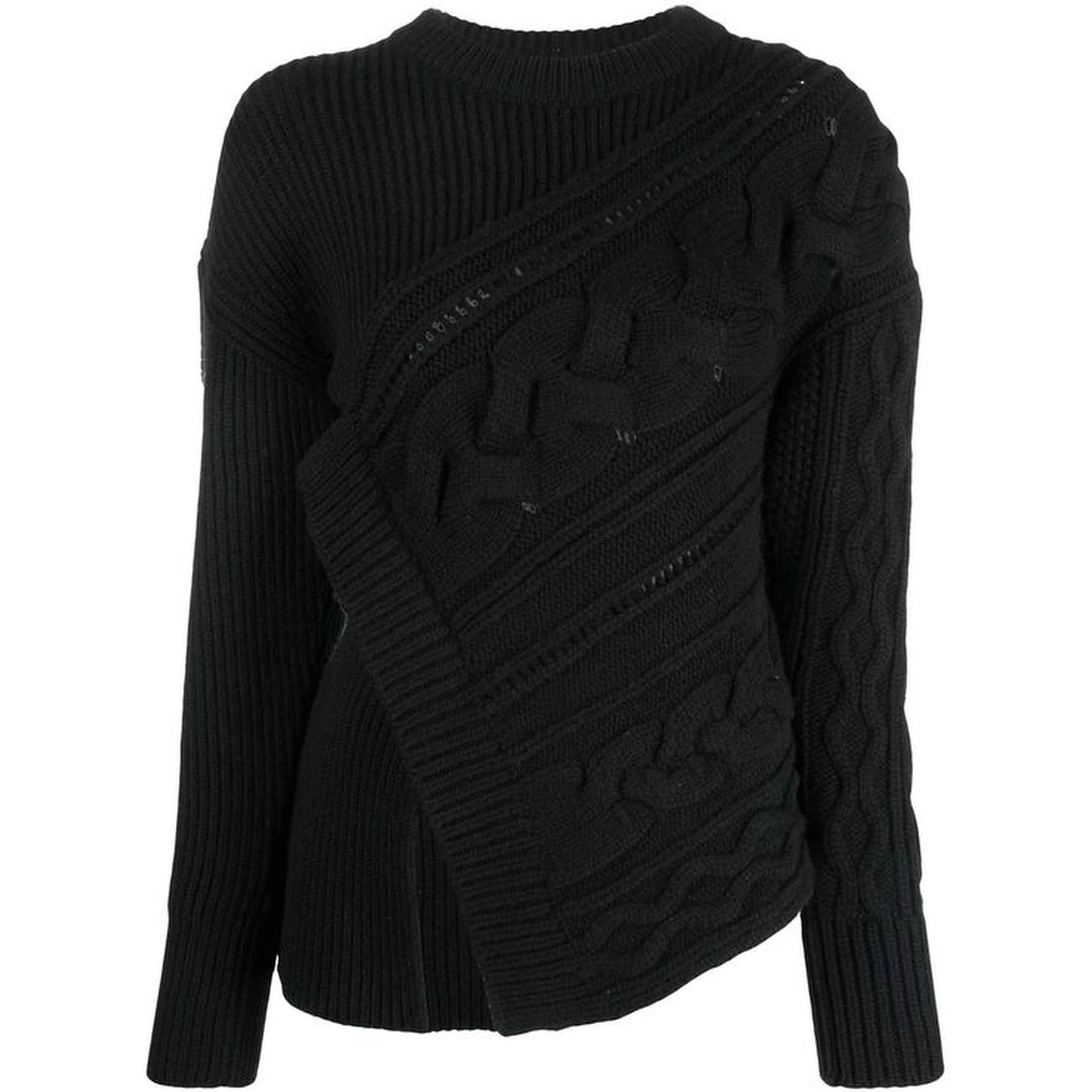 Black Wool Sweatshirt