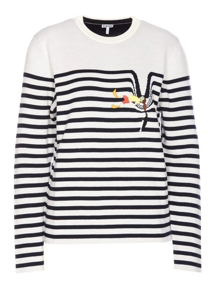 White Elastane Sweatshirt