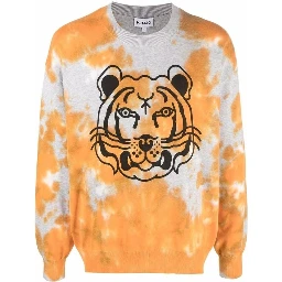 Orange Cotton Sweatshirt