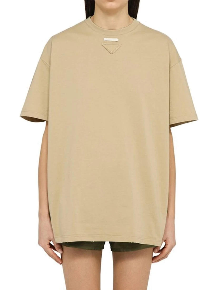 Beige Cotton Sportswear