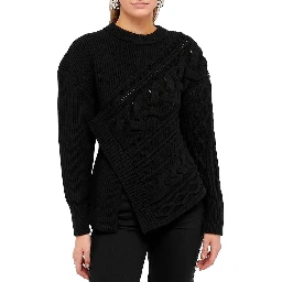 Black Wool Sweatshirt
