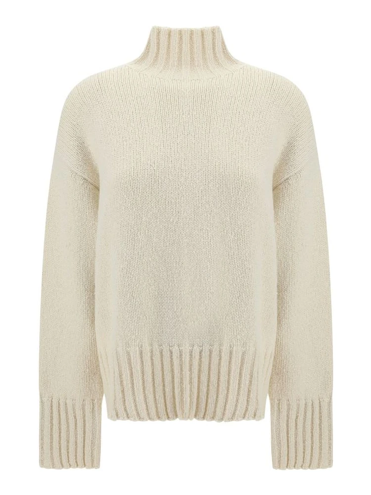 White Silk Sweatshirt