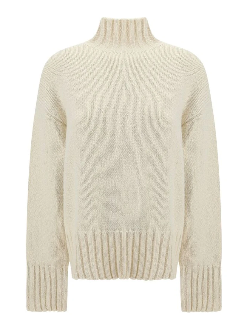 White Silk Sweatshirt