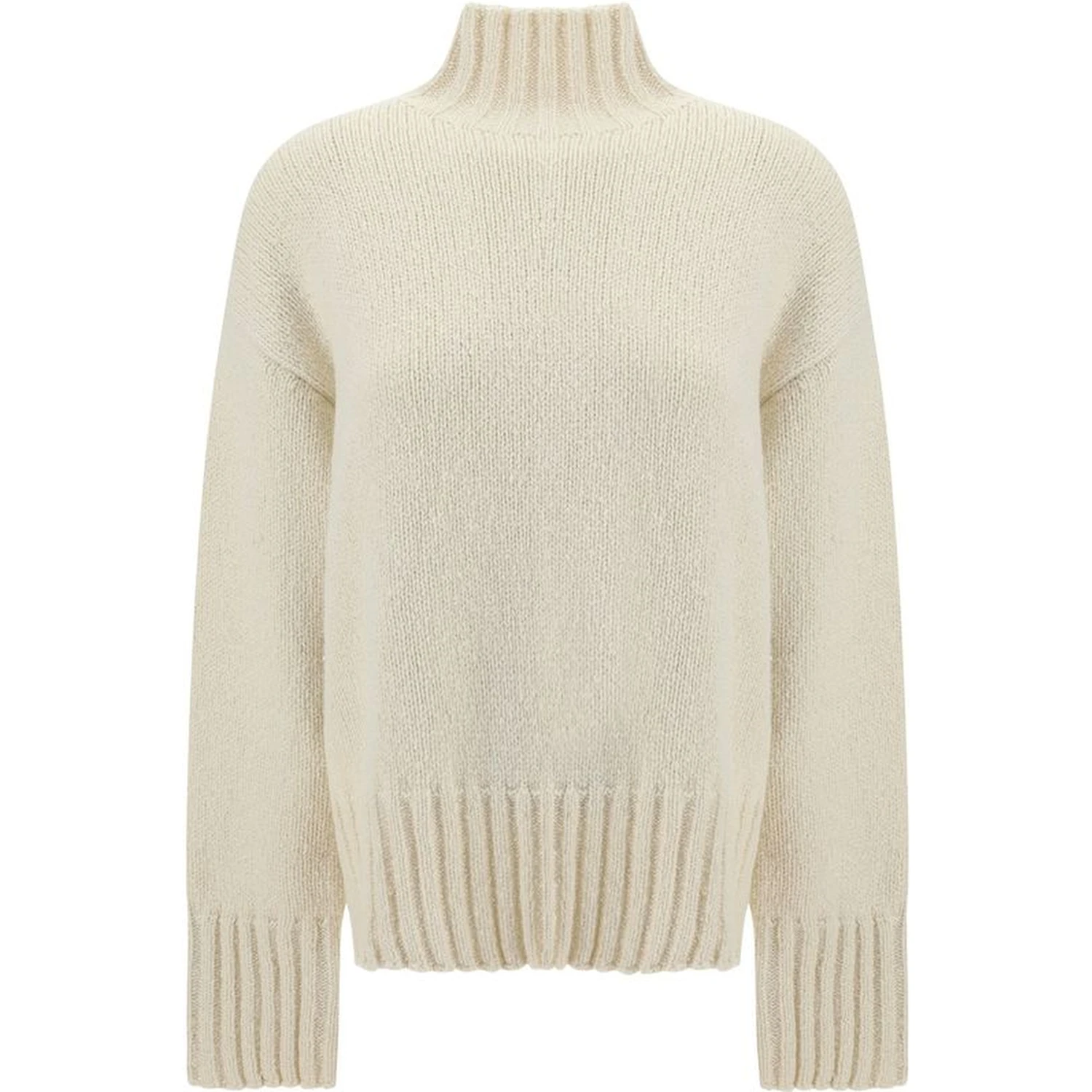 White Silk Sweatshirt