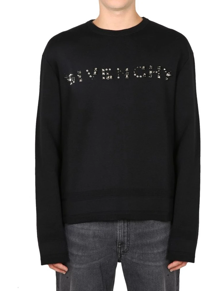 Black Cotton Sweatshirt