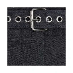 Black Wool Casual Pants