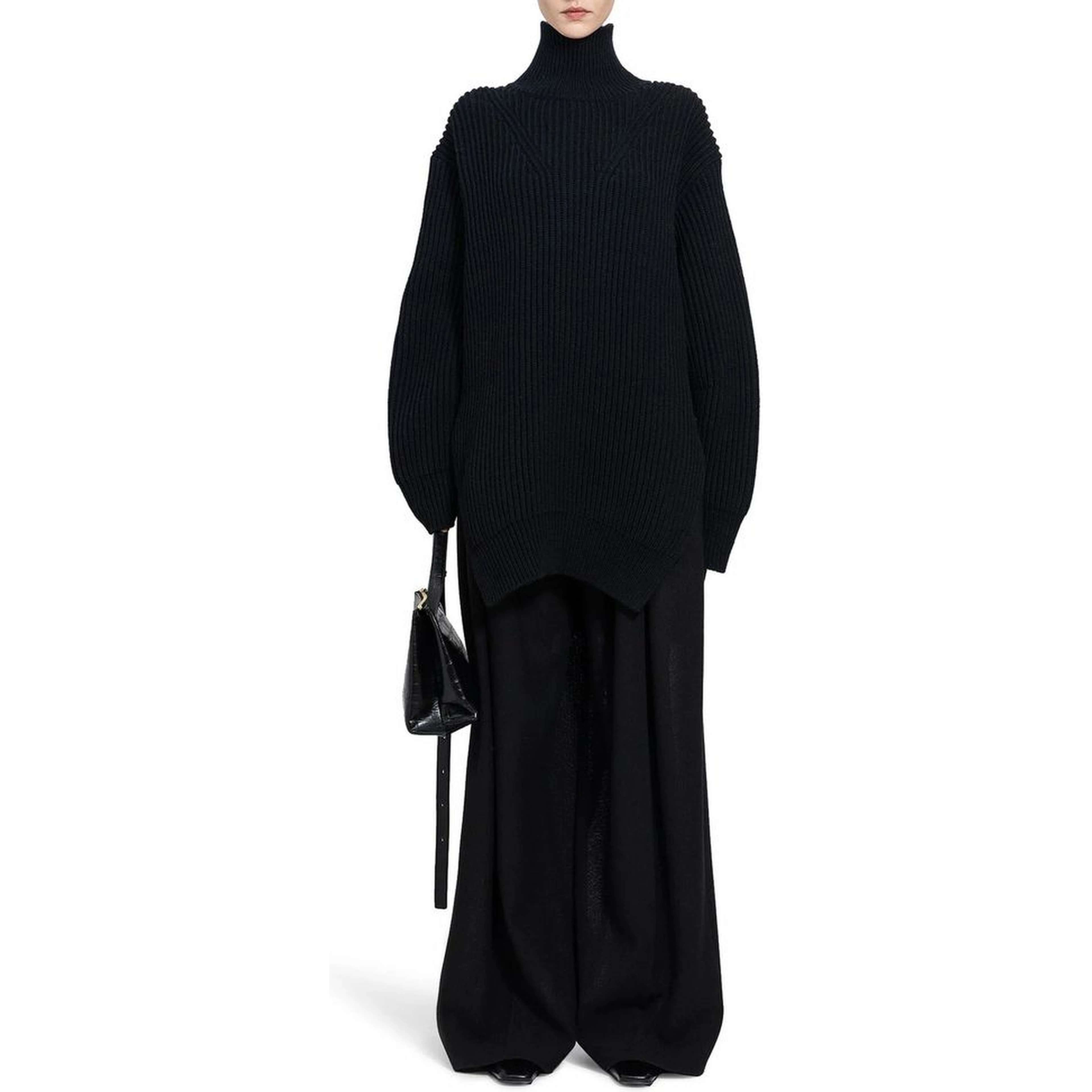 Black Wool Turtleneck