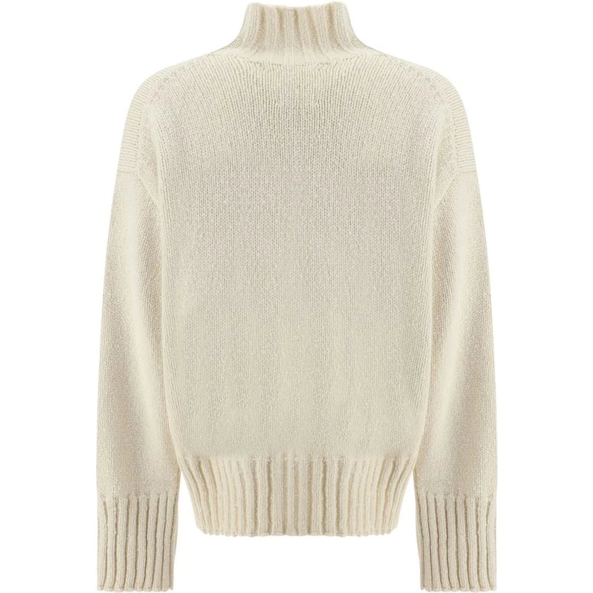 White Silk Sweatshirt