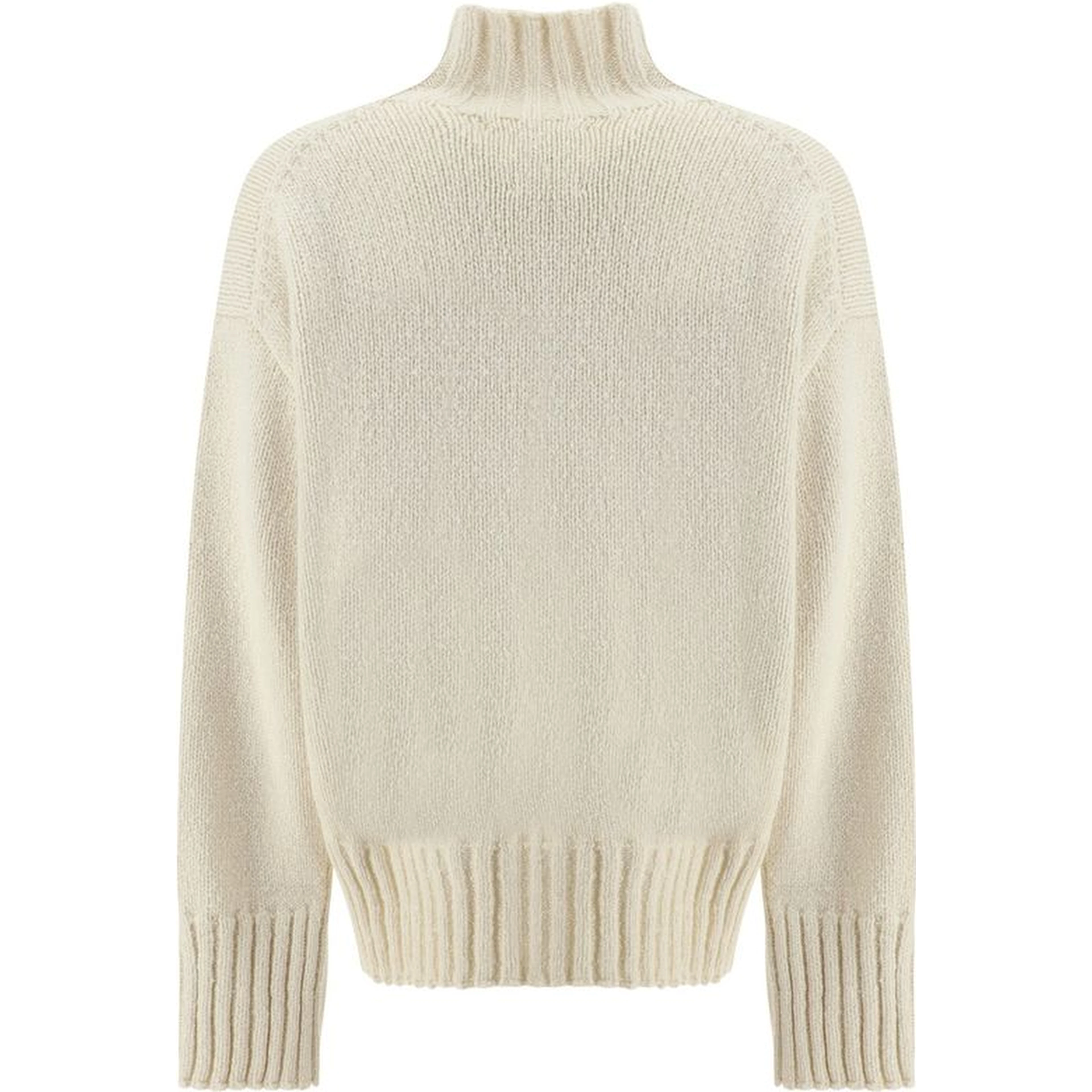 White Silk Sweatshirt