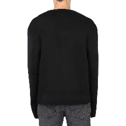 Black Cotton Sweatshirt