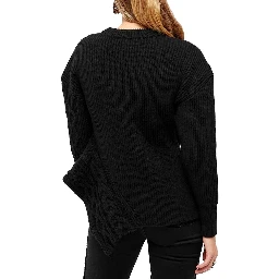 Black Wool Sweatshirt