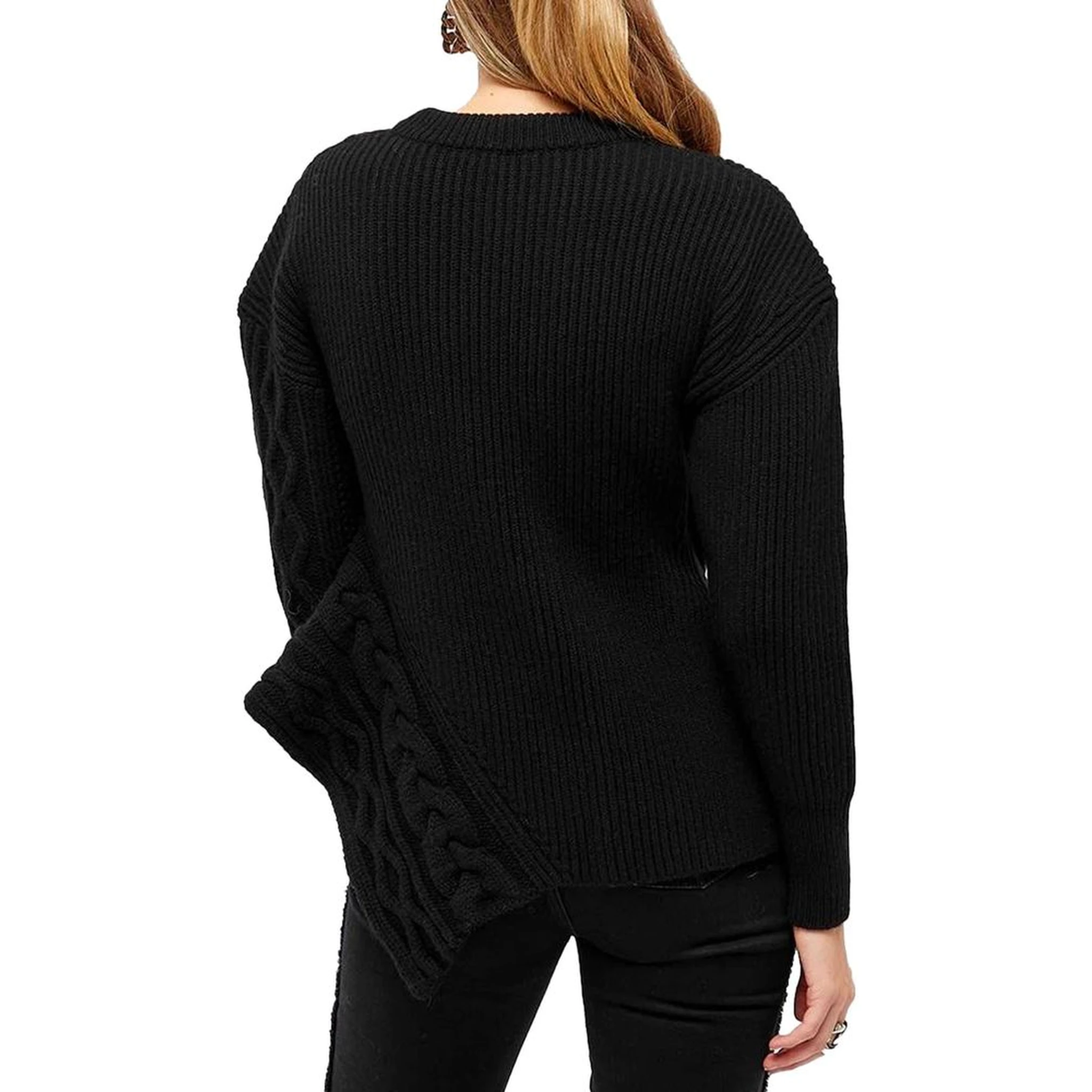 Black Wool Sweatshirt