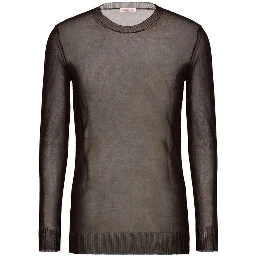 سويت شيرت حريري بني