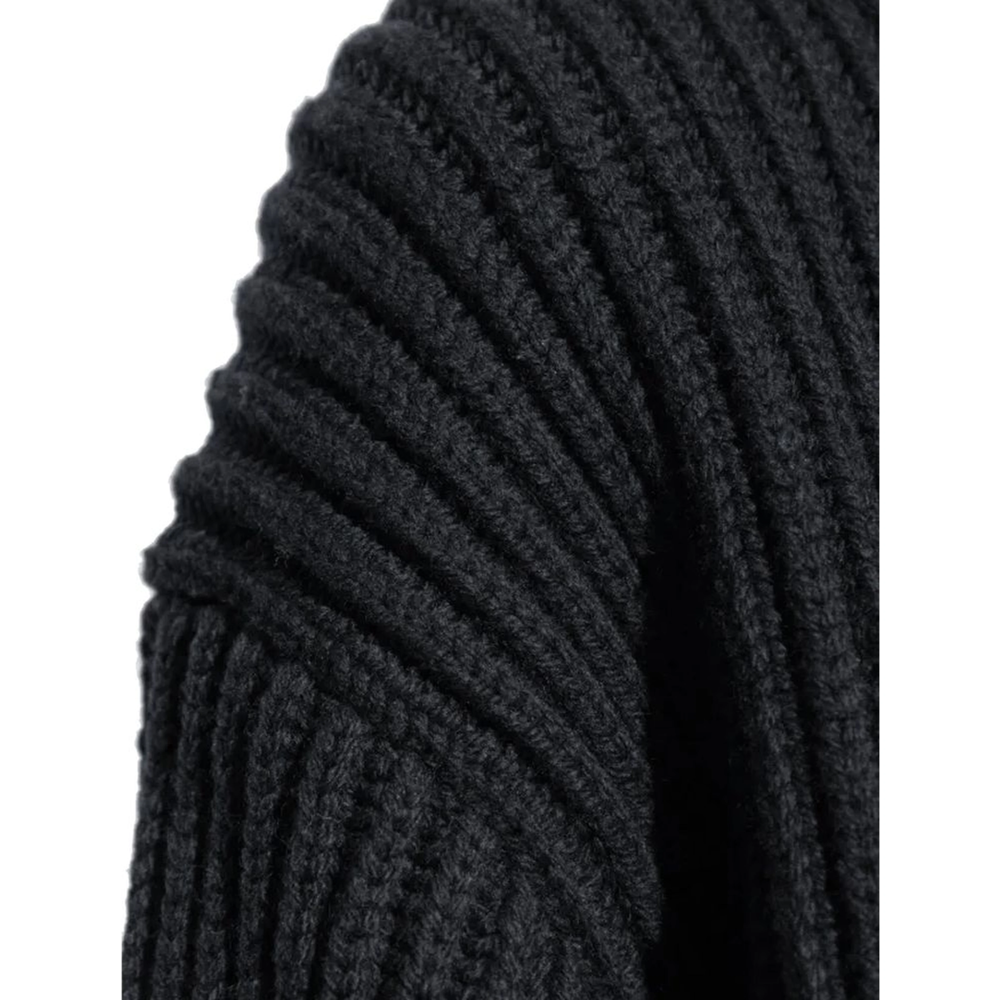 Black Wool Turtleneck