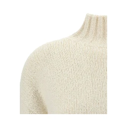 White Silk Sweatshirt