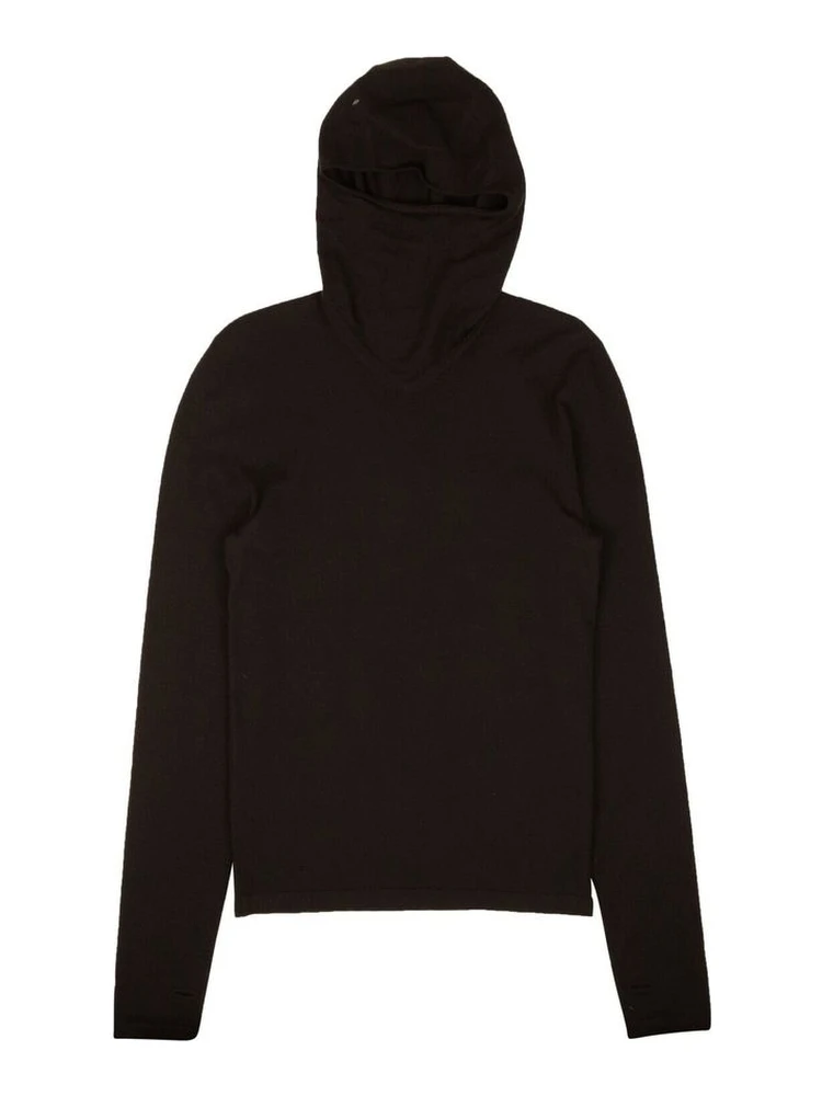 Black Cashmere Hoodie
