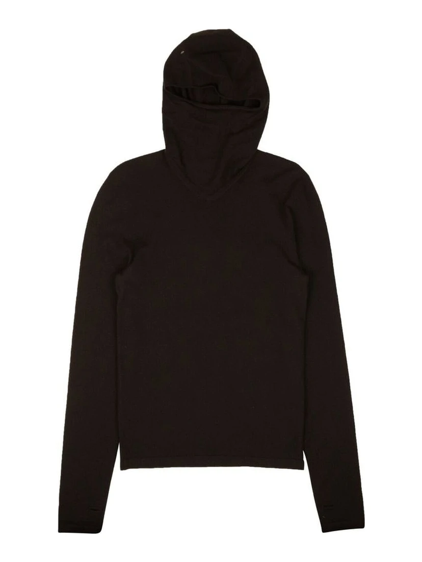 Black Cashmere Hoodie