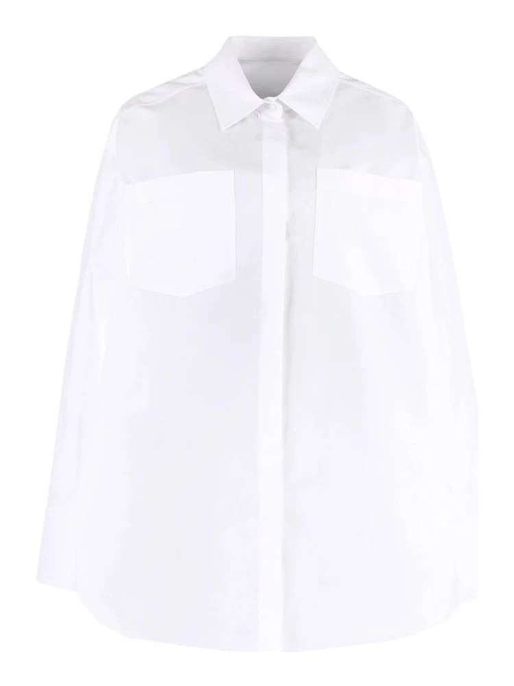 White Cotton Casual Dress