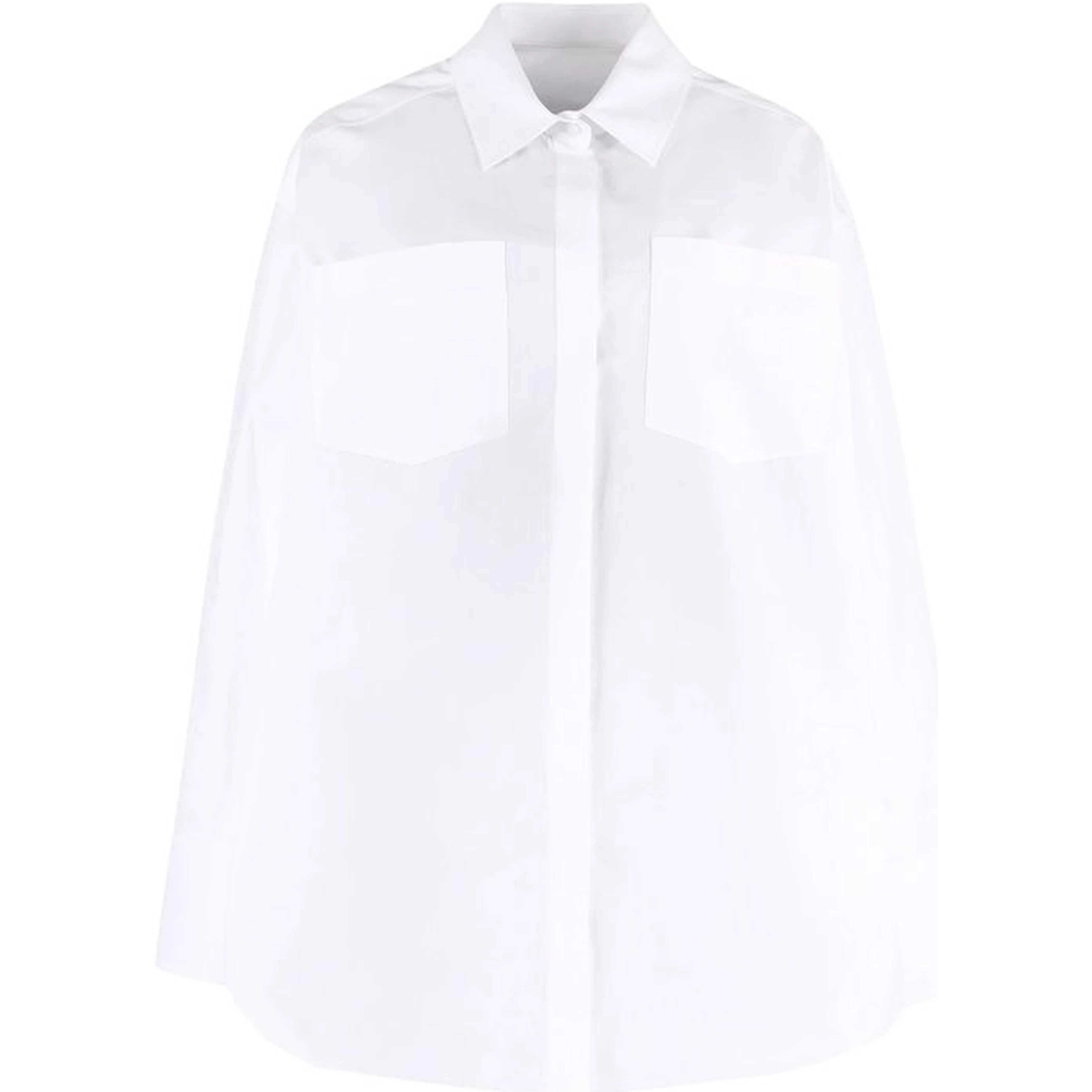 White Cotton Casual Dress